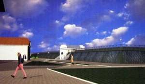 Крепостной вал из стекла?