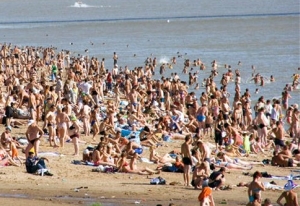 Шлагбаум на песке