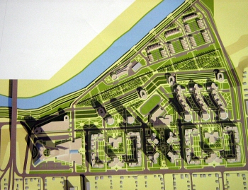 По рельефу и застройка