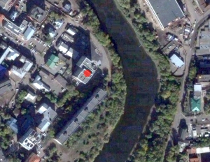 ТПИ "Град" с высоты полета самолета