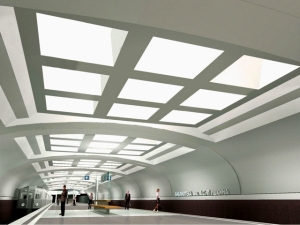 Проект станции метро