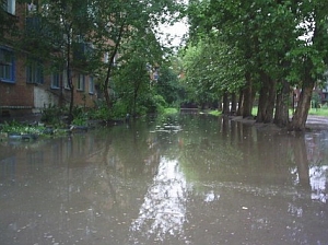 А вот водичку придется отвести