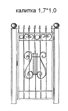 Калитка для МУК "Дом культуры им. Я. М. Свердлова"