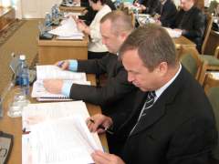Депутаты на заседании ОГС