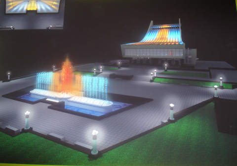 Музыкальный театр и светомузыкальный фонтан Музыкальный театр и светомузыкальный фонтан