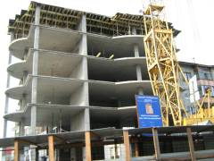 Стройплощадка в Омске