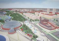 Эскиз застройки парка