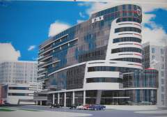 Эскиз здания ОАО "ГАЗ"