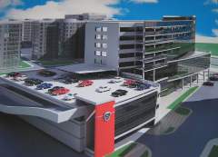 Эскиз здания ОАО "ГАЗ"