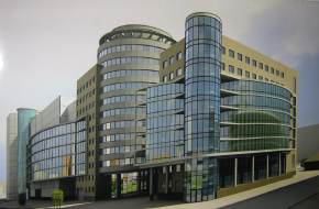 проект гостиницы на углу улиц Тарской и Булатова