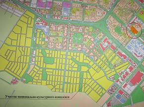 оранжевым цветом обозначен участок под строительство "национальной деревни" оранжевым цветом обозначен участок под строительство "национальной деревни"