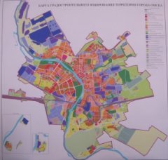 Карта градостроительного зонирования Омска