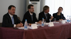 Павел Кручинский (МИЭЛЬ-Недвижимость), Георгий Лукьянов (ГрандИнвестБанк), Максим Кондратюкин (МИЭЛЬ, Москва), Екатерина Куманина (МИЭЛЬ)