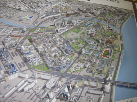 эскиз застройки центра Омска