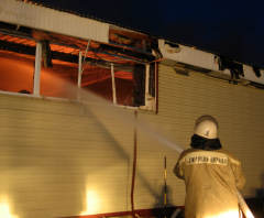 Пожар в Геомарте