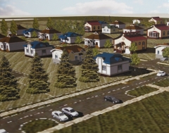 Проект коттеджного поселка ООО "КСМ "Сибирский железобетон"