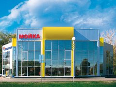 Здание автомойки на ул.Химиков 71/1 в г.Омск