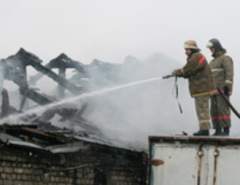 Пожары в Омской области