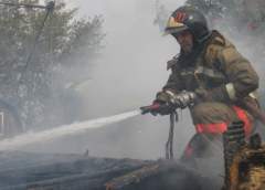 Пожары в Омской области