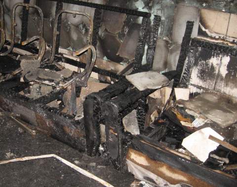 пожар в Андреевском интернате 24 ноября