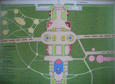 проект планировки парка 