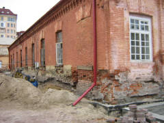 реконструкция Омской крепости, ноябрь 2010