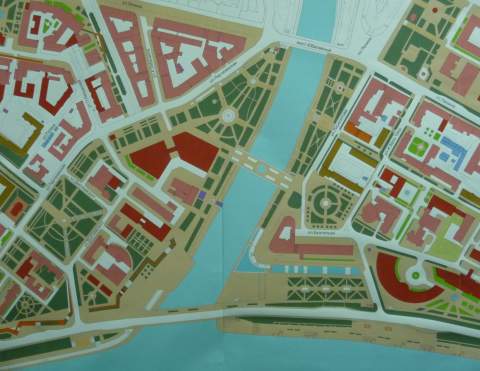 проект магистрали и моста на территории речного вокзала 