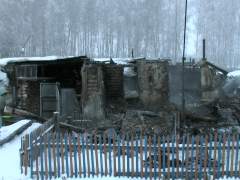 Пожар в д.Дубровка Кормиловского района