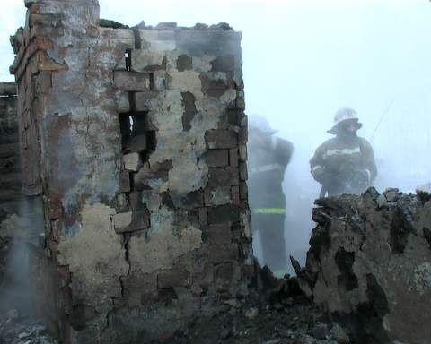 Пожар в д.Дубровка Кормиловского района