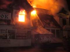 Пожары в Омской области