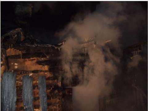 Пожар в Таре