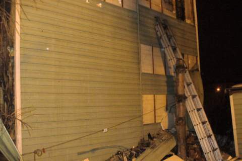 пожар на улице Успенского в Омске