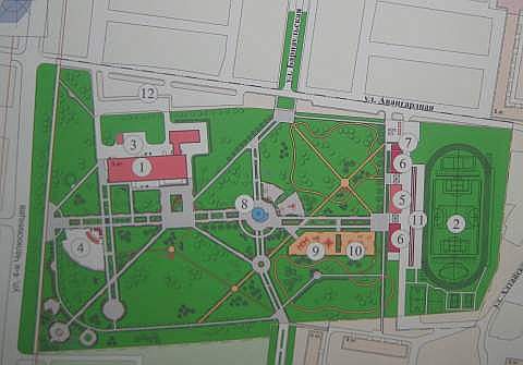 Эскизный проект сада "Сибирь"