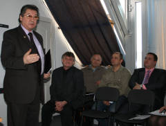 Альберт Каримов на конференции в "Сибирской пирамиде" 9 февраля