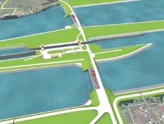 Красногорский гидроузел в Омской области