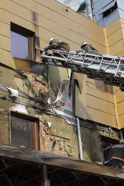 Пожар в КДЦ "Галактика"