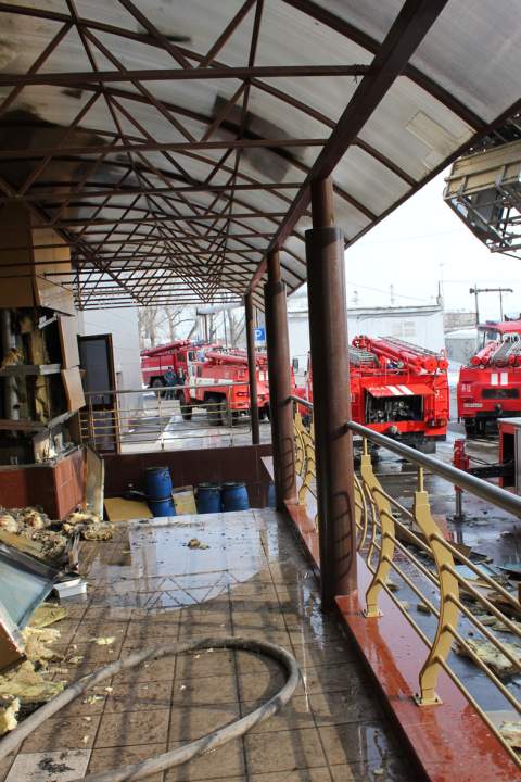 Пожар в КДЦ "Галактика"