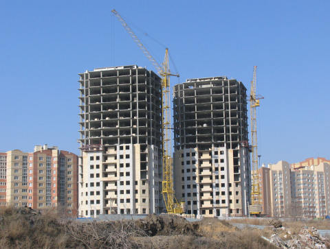 новостройки по бульвару Архитекторов в Омске