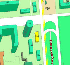 Дом № 154 по улице Богдана Хмельницкого