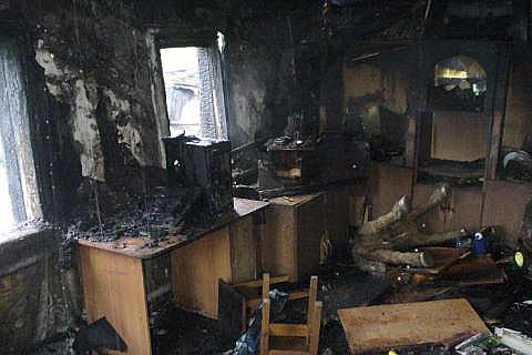 Пожар в частном доме по улице 5 Ремесленная