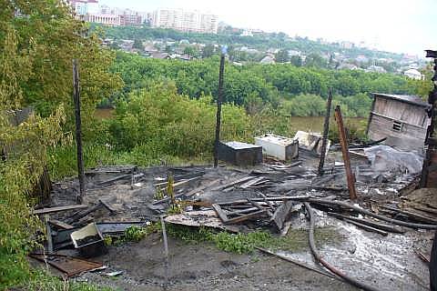 Пожар в частном доме по улице 5 Ремесленная