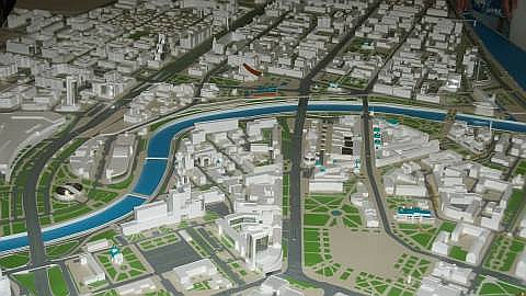Макет планировки Центрального округа Омска
