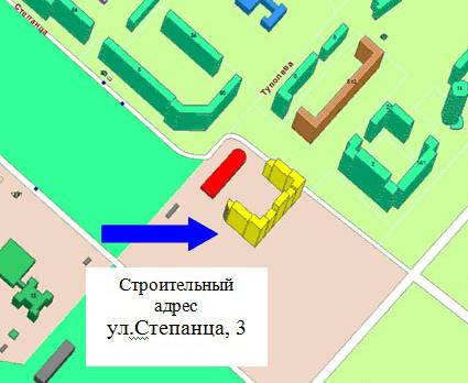 Карта местоположения дома (С) ДубльГис Карта местоположения дома (С) ДубльГис