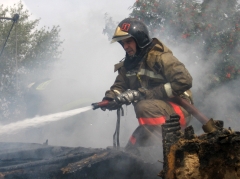 Пожары в Омске