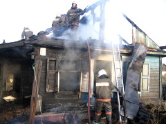 Пожары в Омске