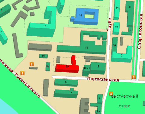 Фрагмент карты (С) ДубльГис