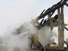 Пожары в Омске