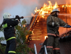 Пожары в Омске