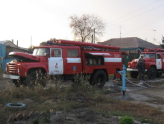 Пожары в Омской области
