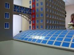 Макет Дома предпринимателя в Омске